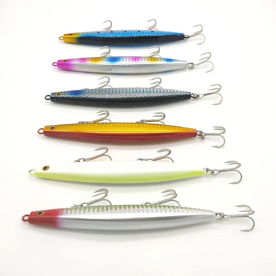 Amazon.co.jp: オルルド釣具 ロングシンキングペンシル 40g 6色